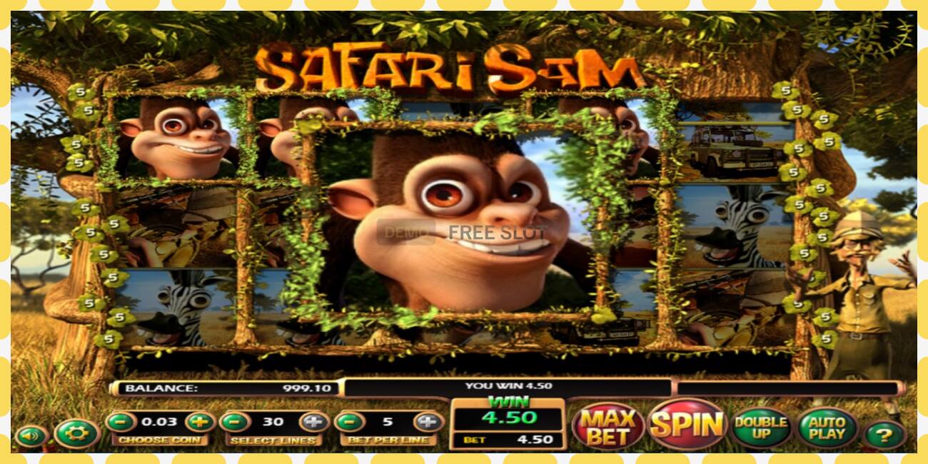 Demo slot Safari Sam නොමිලේ සහ ලියාපදිංචියකින් තොරව, පින්තූරය - 1