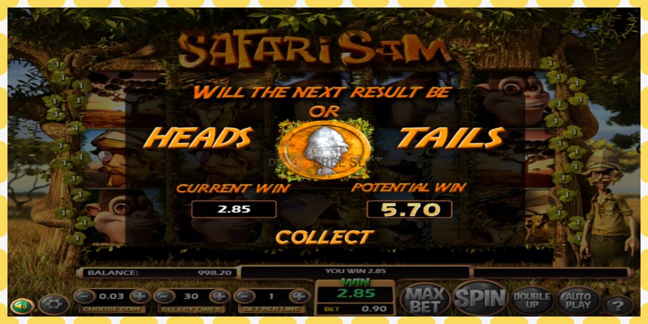 Demo slot Safari Sam නොමිලේ සහ ලියාපදිංචියකින් තොරව, පින්තූරය - 1