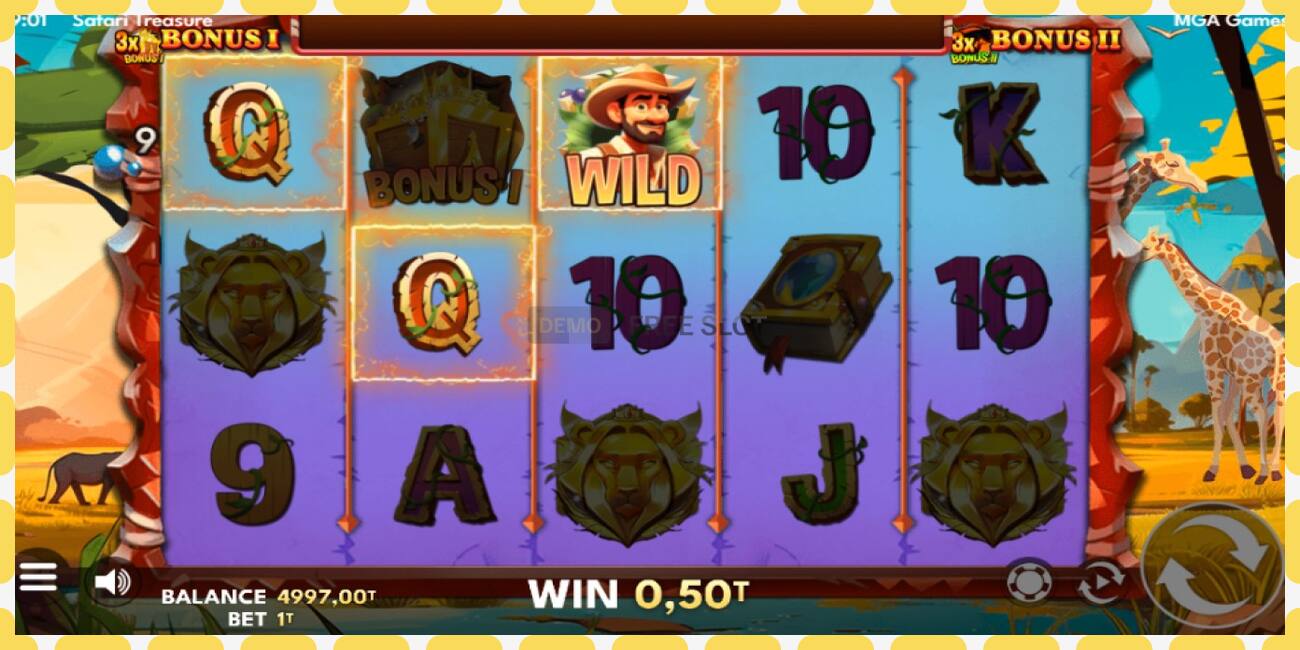 Demo slot Safari Treasure free and without registration, picture - 1