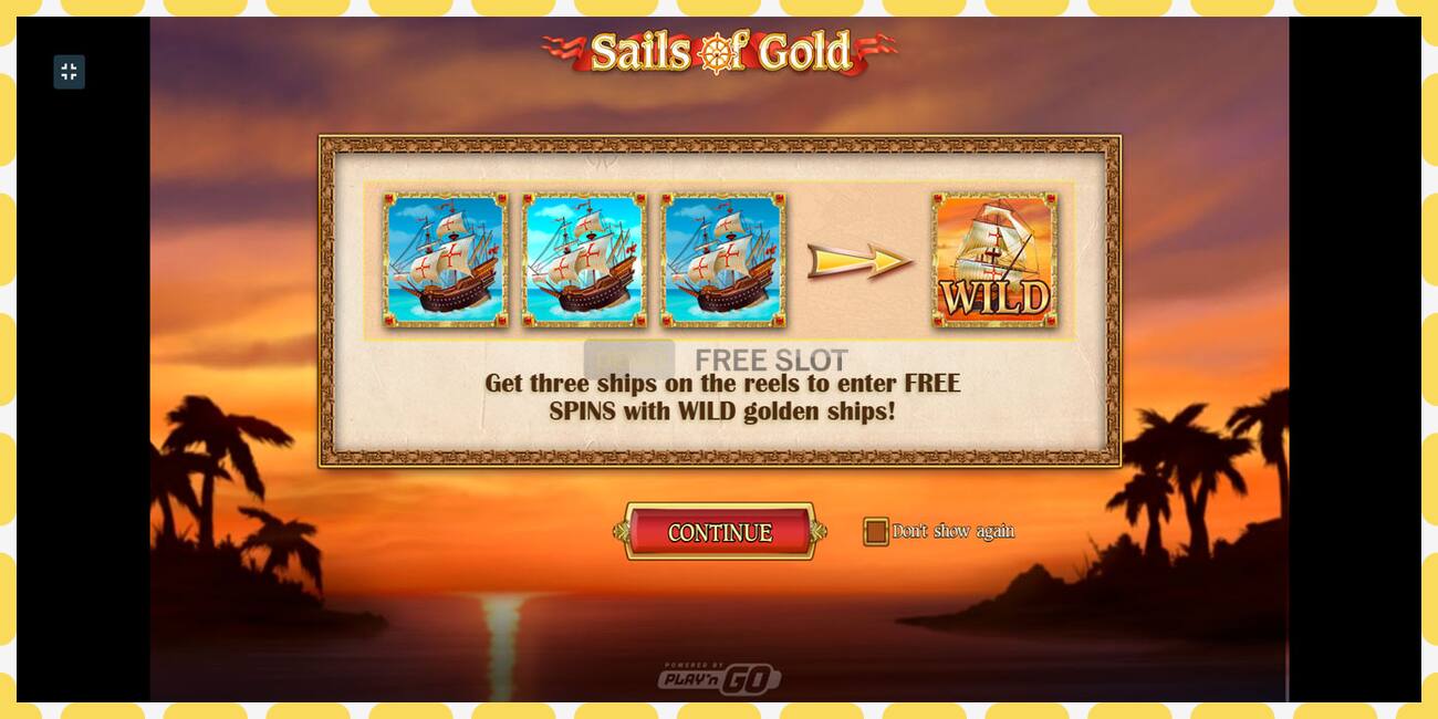 Demo slot Sails of Gold free and without registration, picture - 1