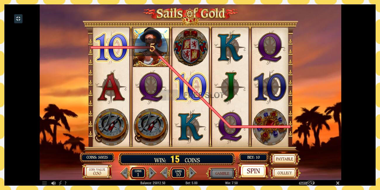 Demo slot Sails of Gold free and without registration, picture - 1