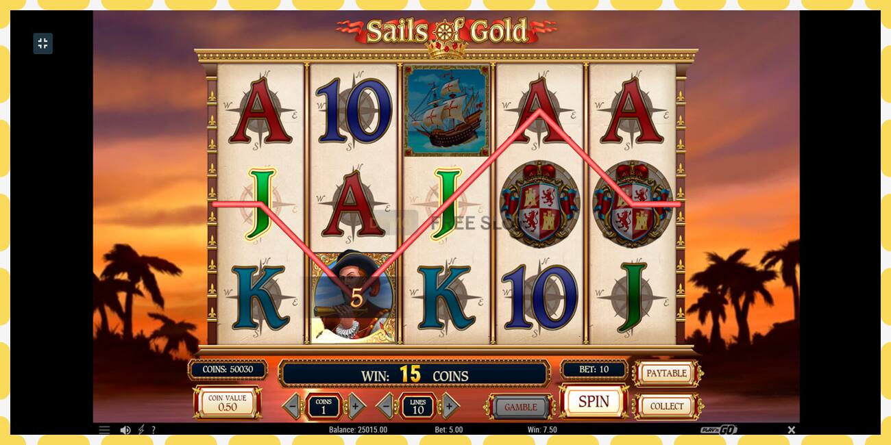 Demo slot Sails of Gold free and without registration, picture - 1