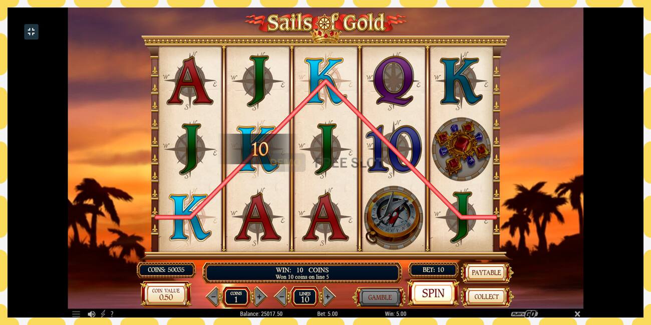 Demo slot Sails of Gold free and without registration, picture - 1