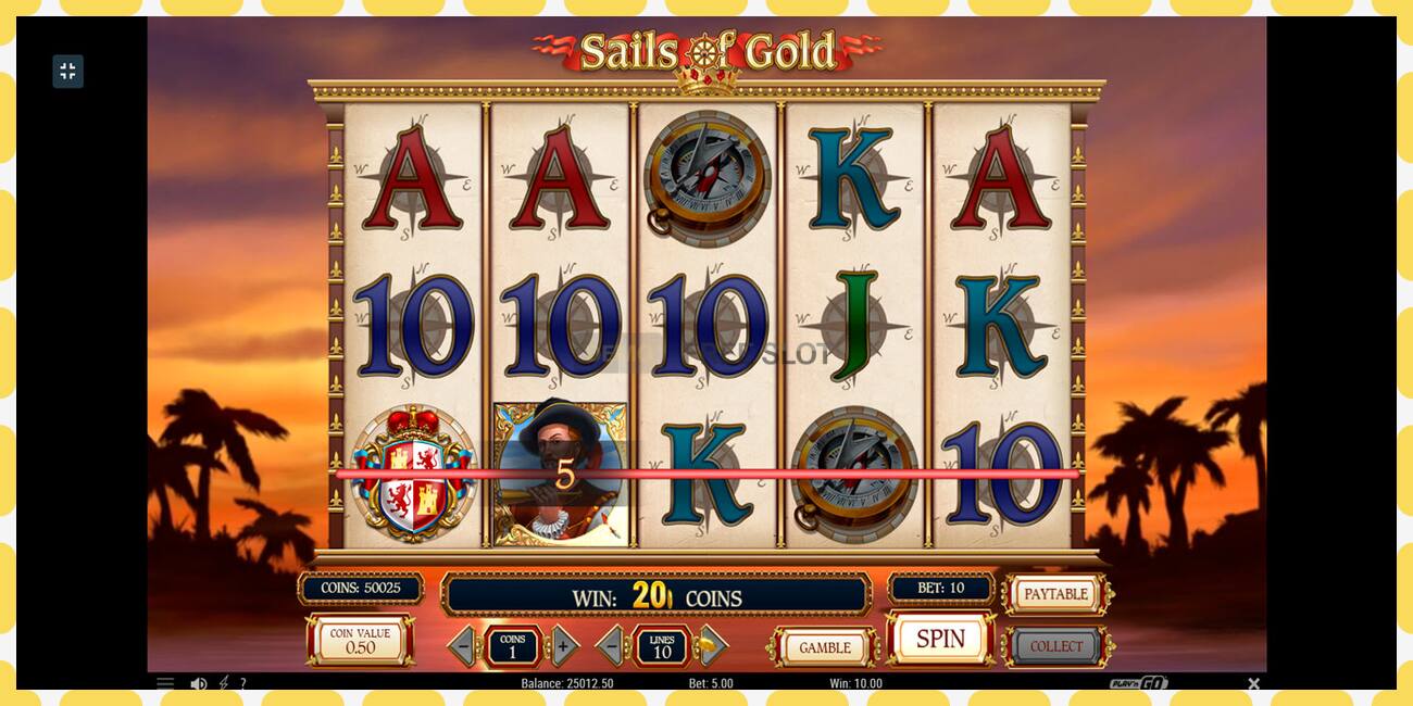 Demo slot Sails of Gold free and without registration, picture - 1