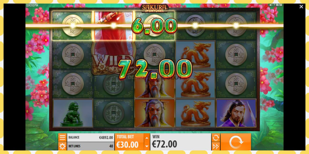 Demo slot Sakura Fortune free and without registration, picture - 1