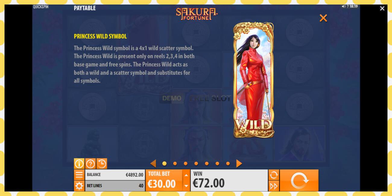 Demo slot Sakura Fortune free and without registration, picture - 1