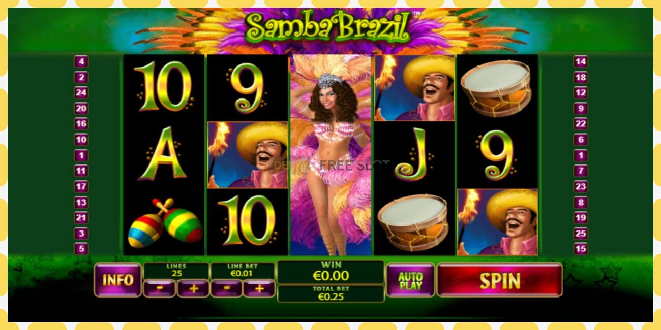 Demo slot Samba Brazil free and without registration, picture - 1