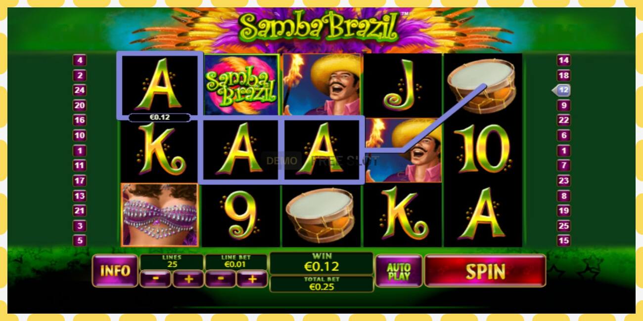 Demo slot Samba Brazil free and without registration, picture - 1