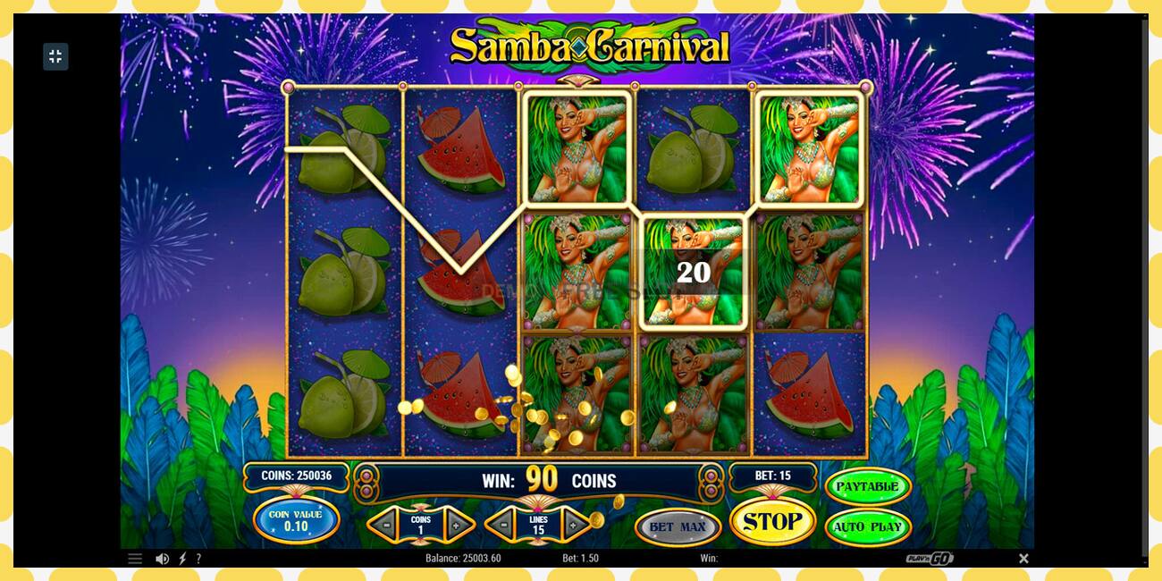 Demo slot Samba Carnival free and without registration, picture - 1