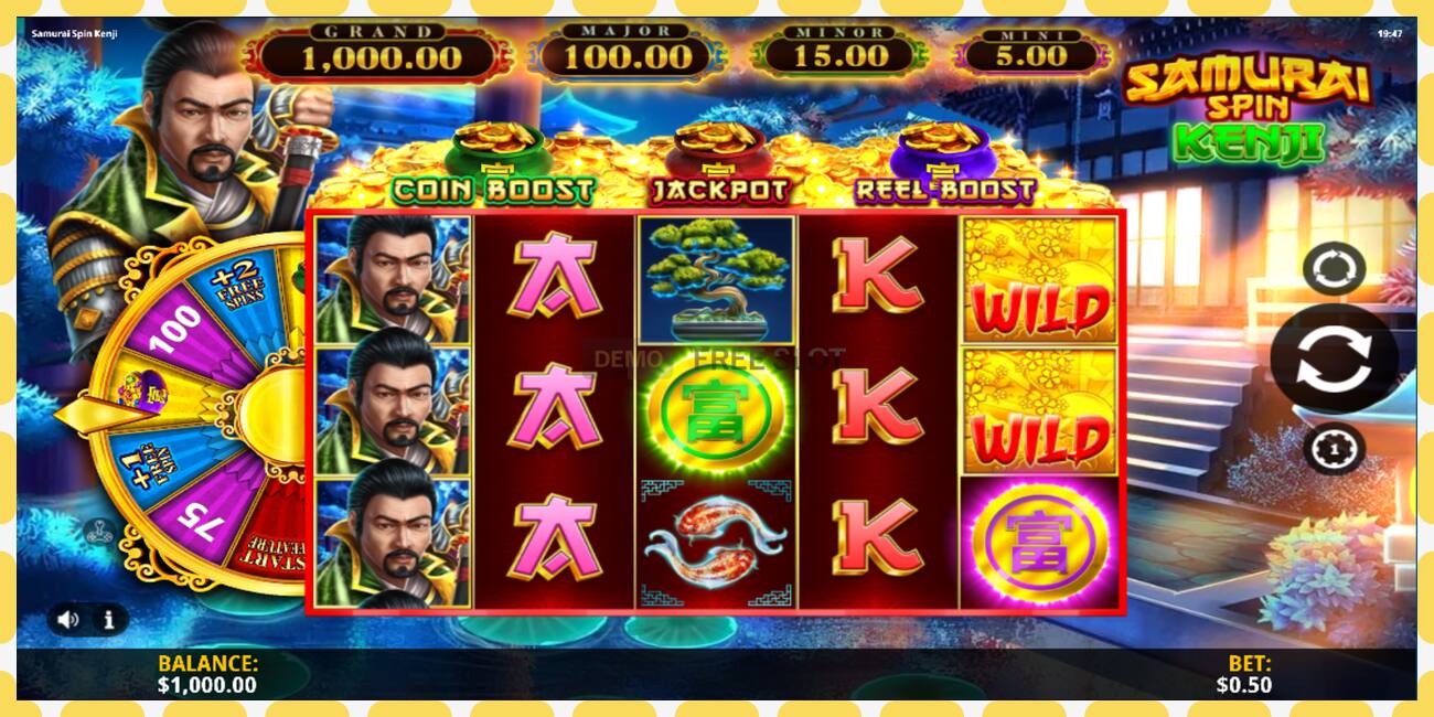 Demo slot Samurai Spin Kenji free and without registration, picture - 1