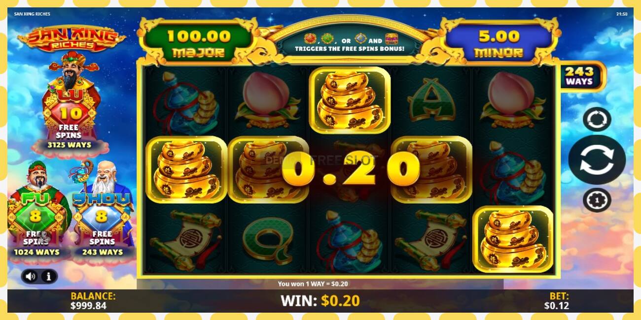 Demo slot San Xing Riches free and without registration, picture - 1