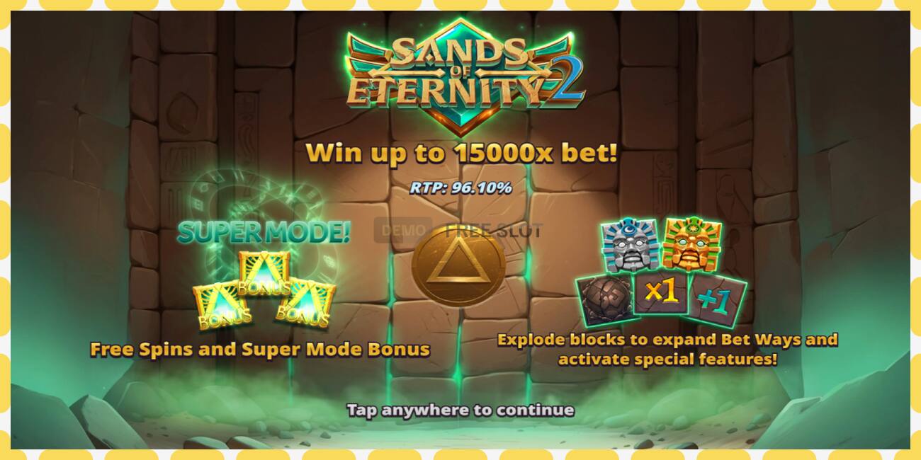 Демо слот Sands of Eternity 2 безкоштовно та без реєстрації, малюнок - 1