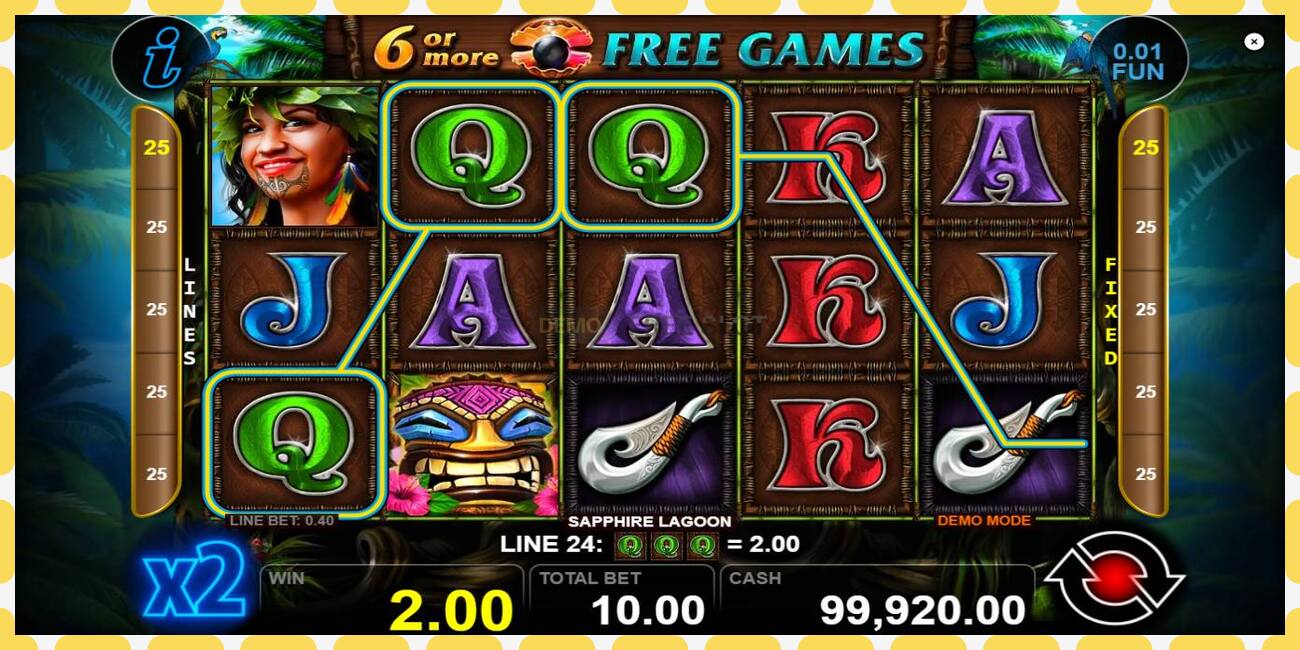 Demo slot Sapphire Lagoon free and without registration, picture - 1