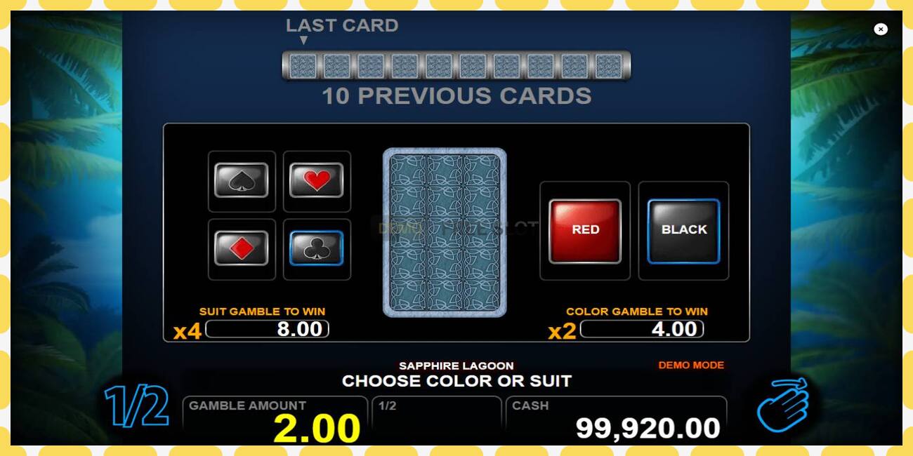 Demo slot Sapphire Lagoon free and without registration, picture - 1