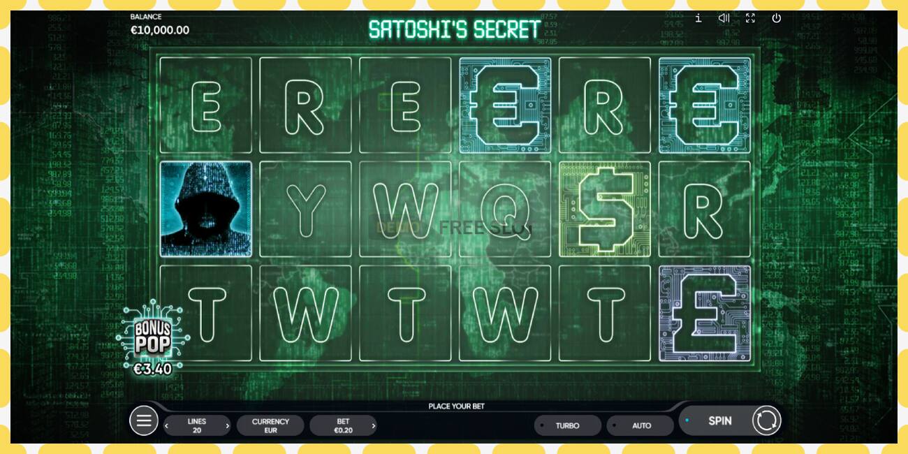 Demo slot Satoshi’s Secret free and without registration, picture - 1