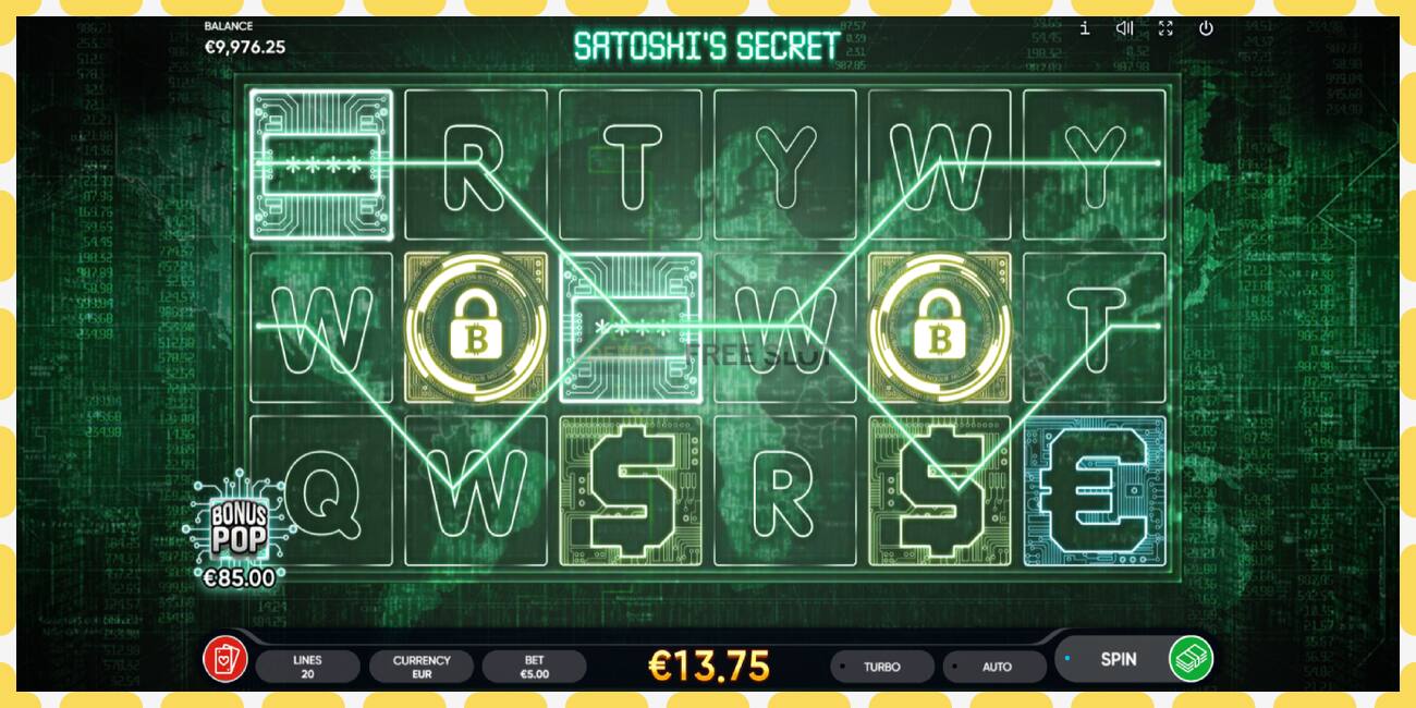 Demo slot Satoshi’s Secret free and without registration, picture - 1