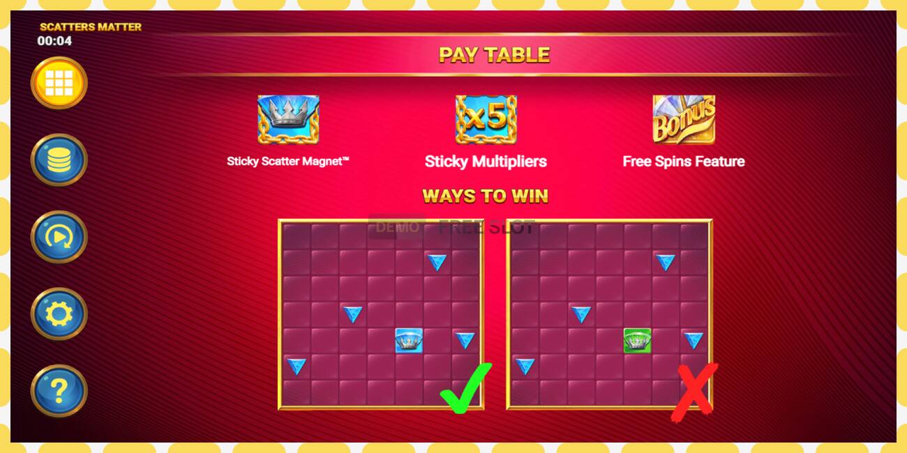 Slot demo Scatters Matter percuma dan tanpa pendaftaran, gambar - 1