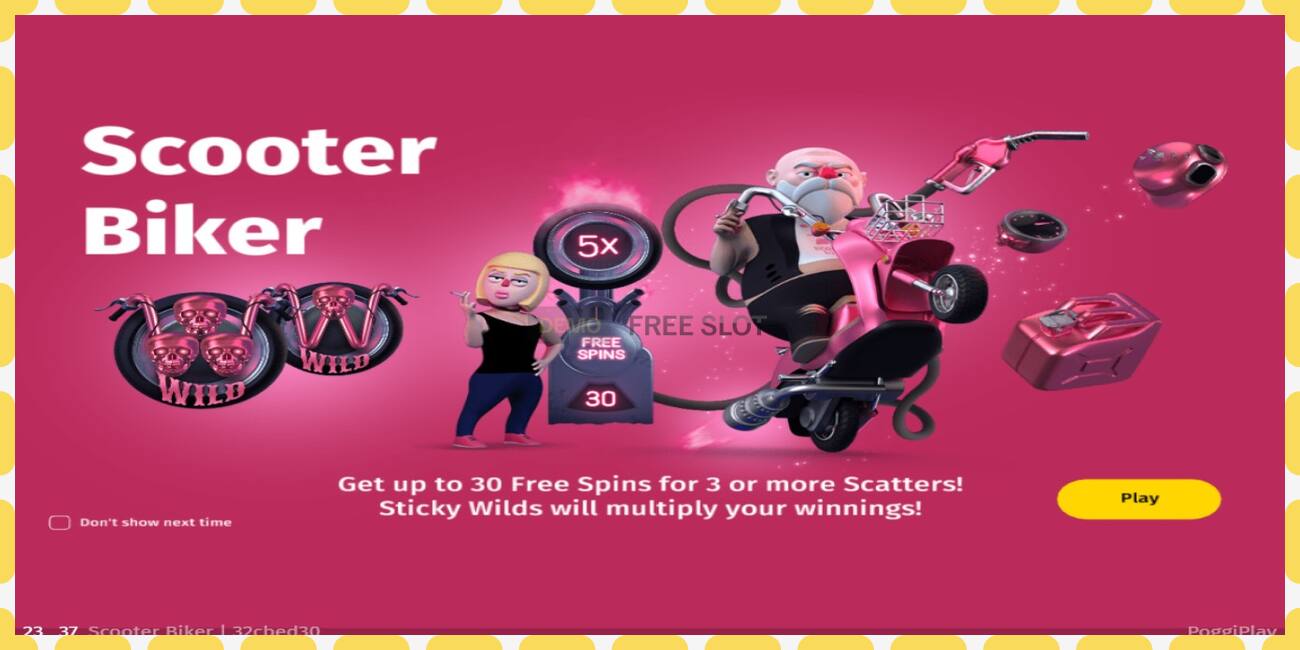 Demo slot Scooter Biker free and without registration, picture - 1