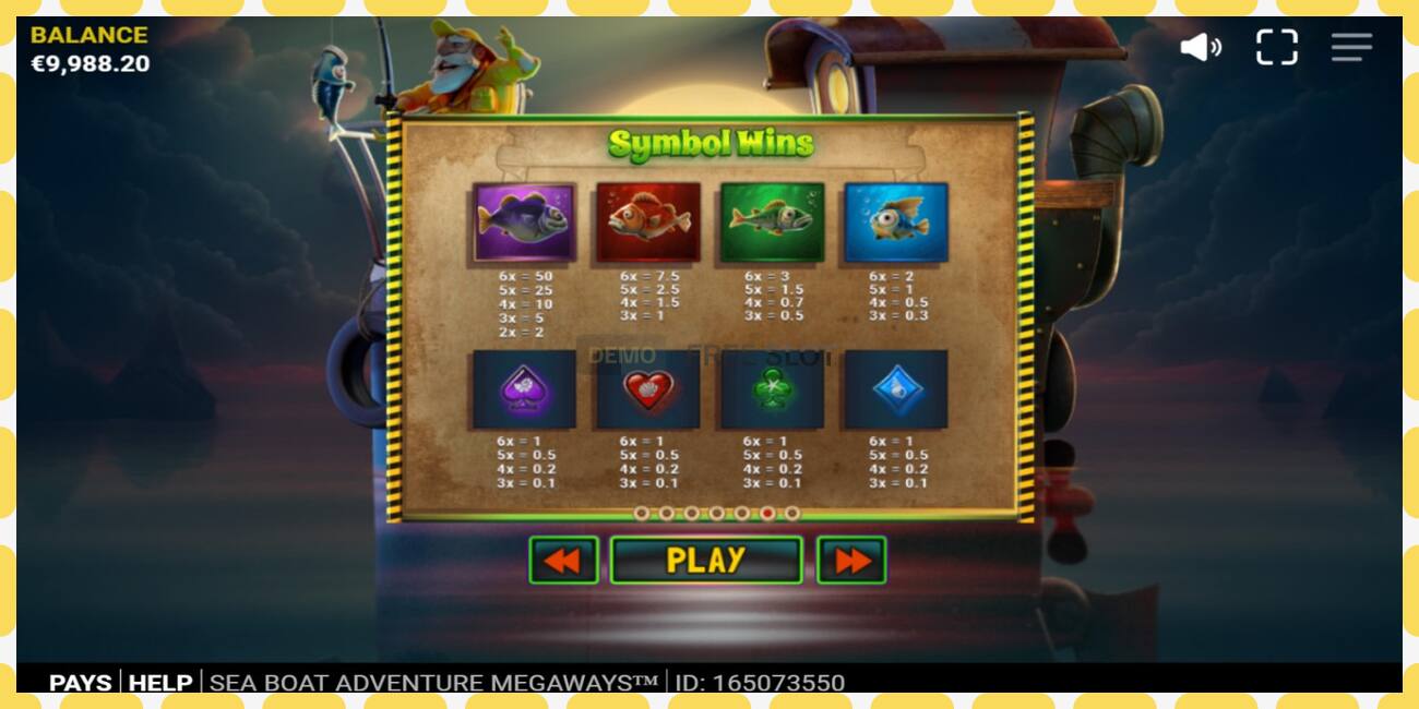 Demo slot Sea Boat Adventure Megaways free and without registration, picture - 1