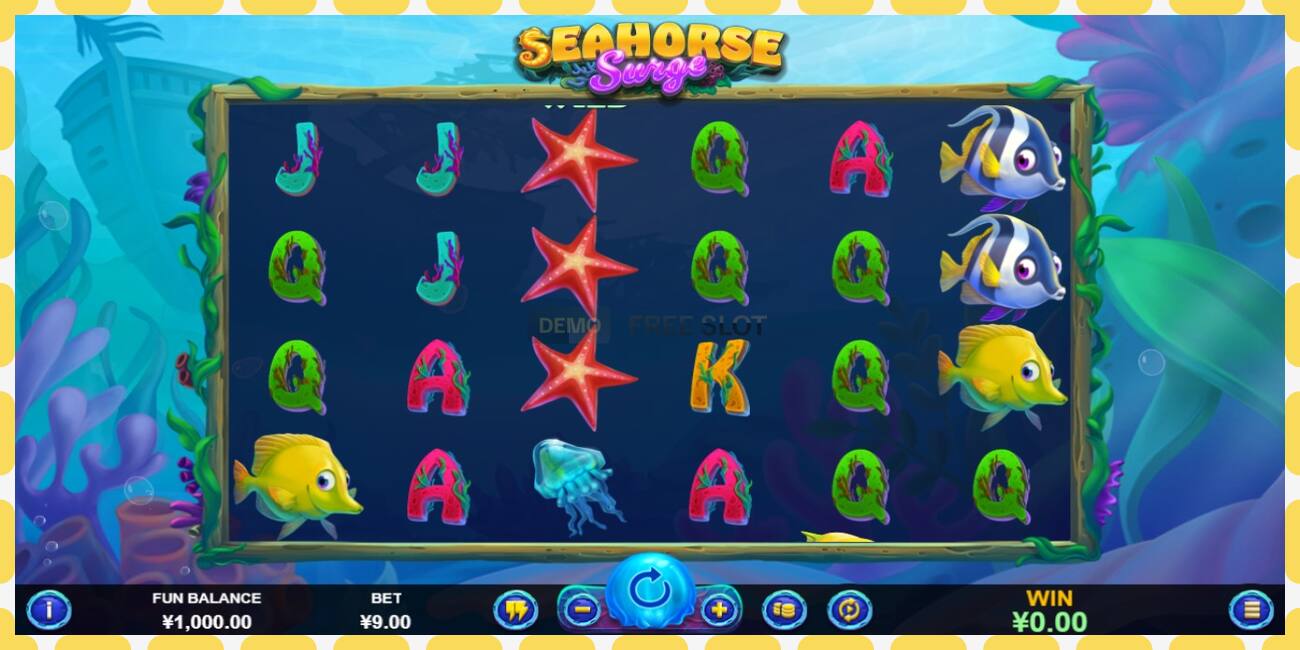 Demo slot Seahorse Surge නොමිලේ සහ ලියාපදිංචියකින් තොරව, පින්තූරය - 1