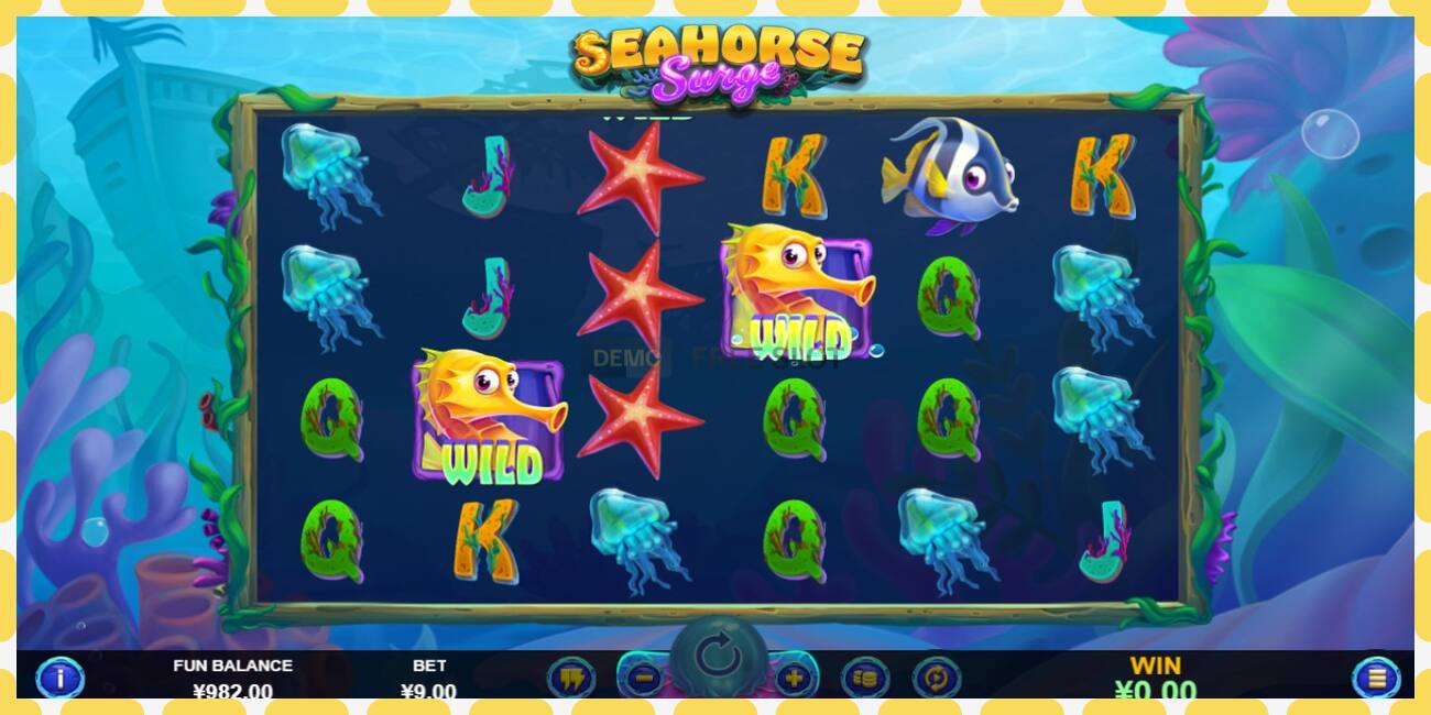 Demo slot Seahorse Surge නොමිලේ සහ ලියාපදිංචියකින් තොරව, පින්තූරය - 1