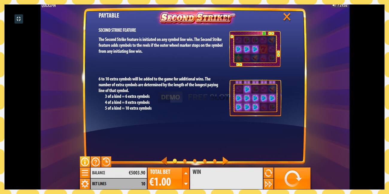 Demo slot Second Strike free and without registration, picture - 1