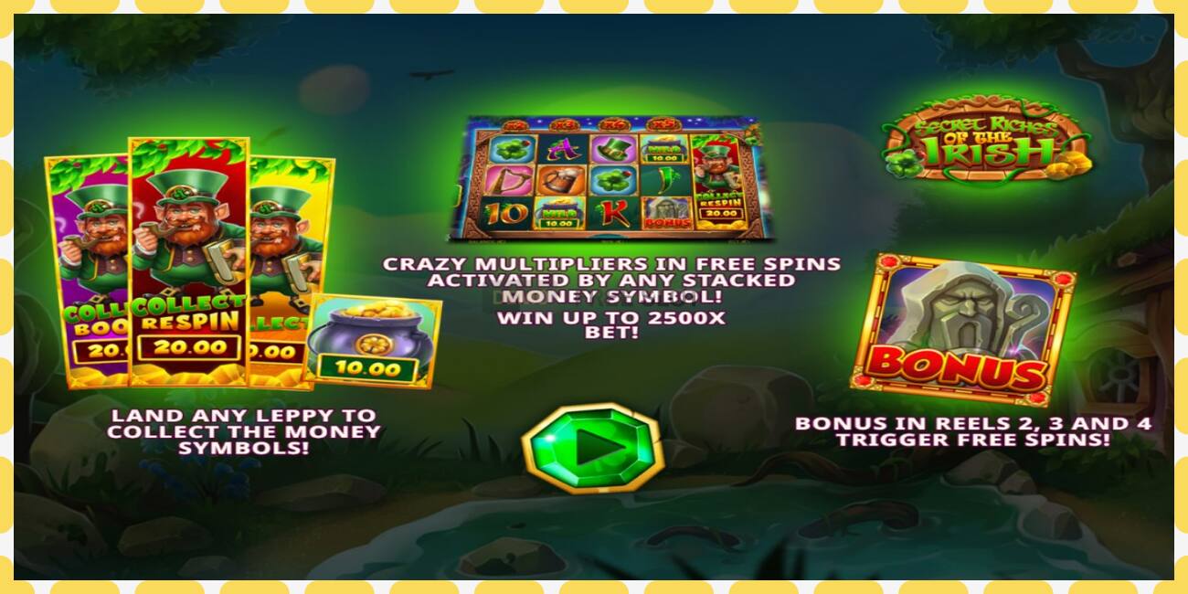 Demo slot Secret Riches of The Irish free and without registration, picture - 1