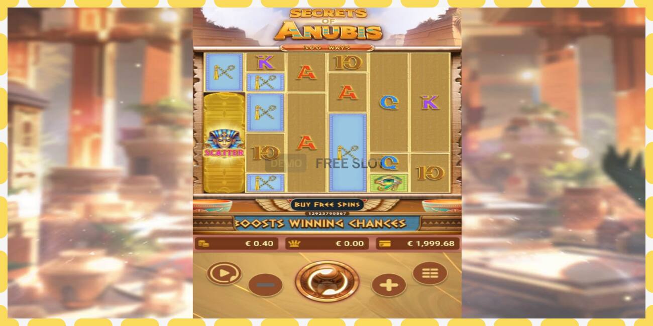 Ranura de demostración Secrets of Anubis gratis y sin registro, imagen - 1