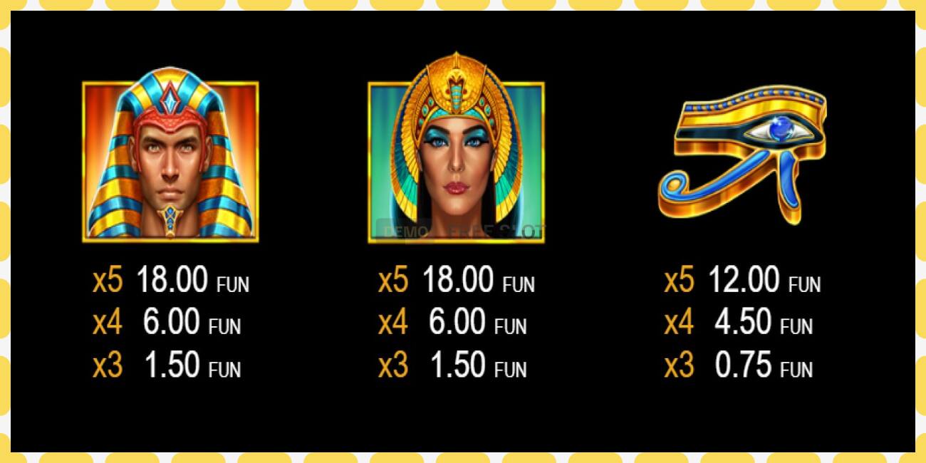 Demo slot Secrets of Cairo free and without registration, picture - 1