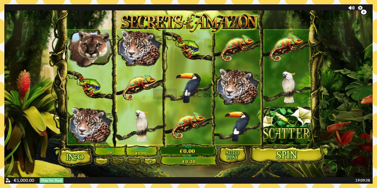 Demo slot Secrets of the Amazon free and without registration, picture - 1