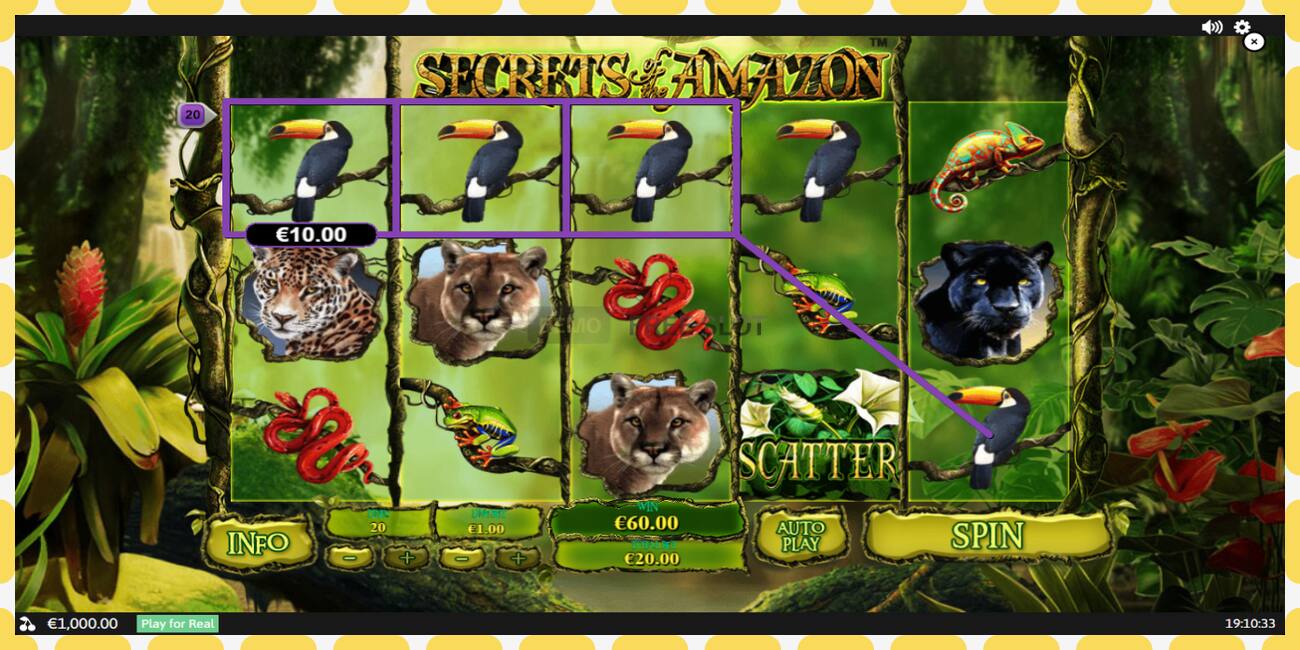 Demo slot Secrets of the Amazon free and without registration, picture - 1