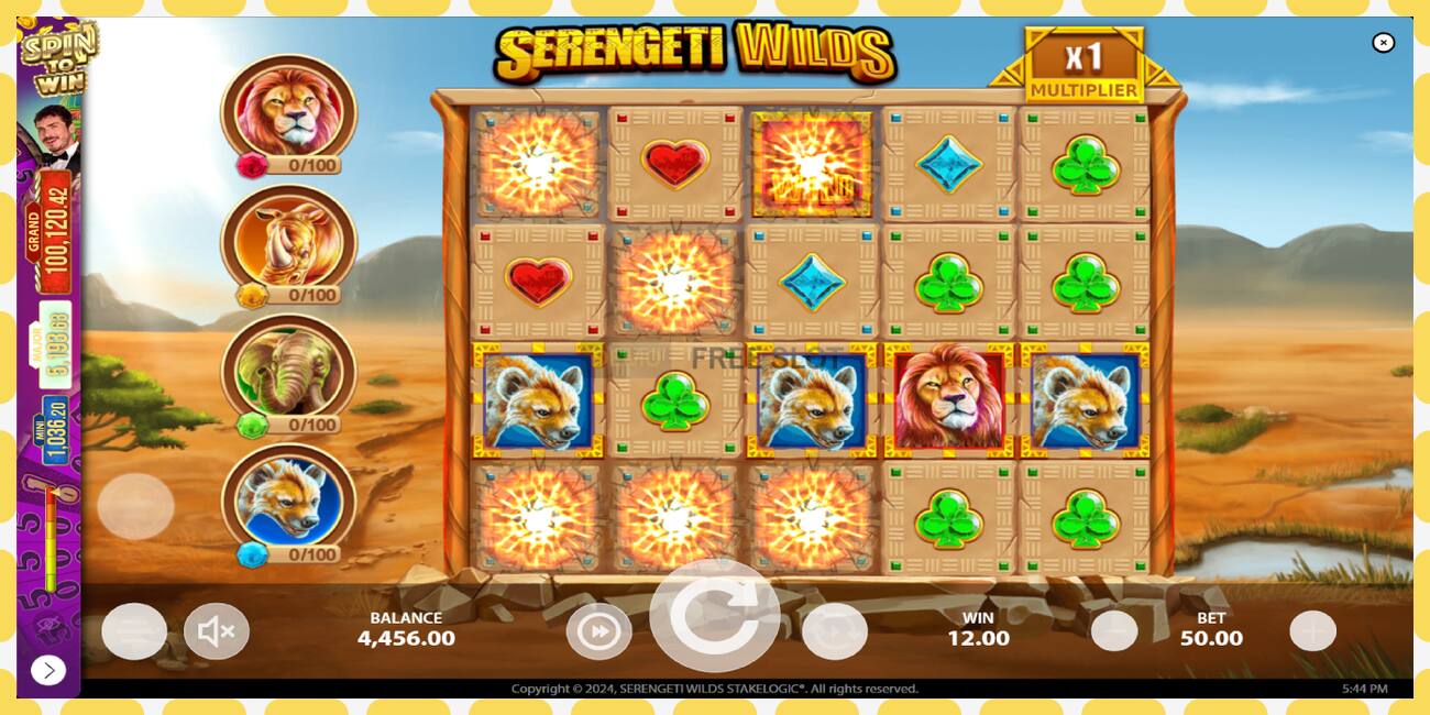 Slot dimostrativo Serengeti Wilds gratuito e senza registrazione, immagine - 1