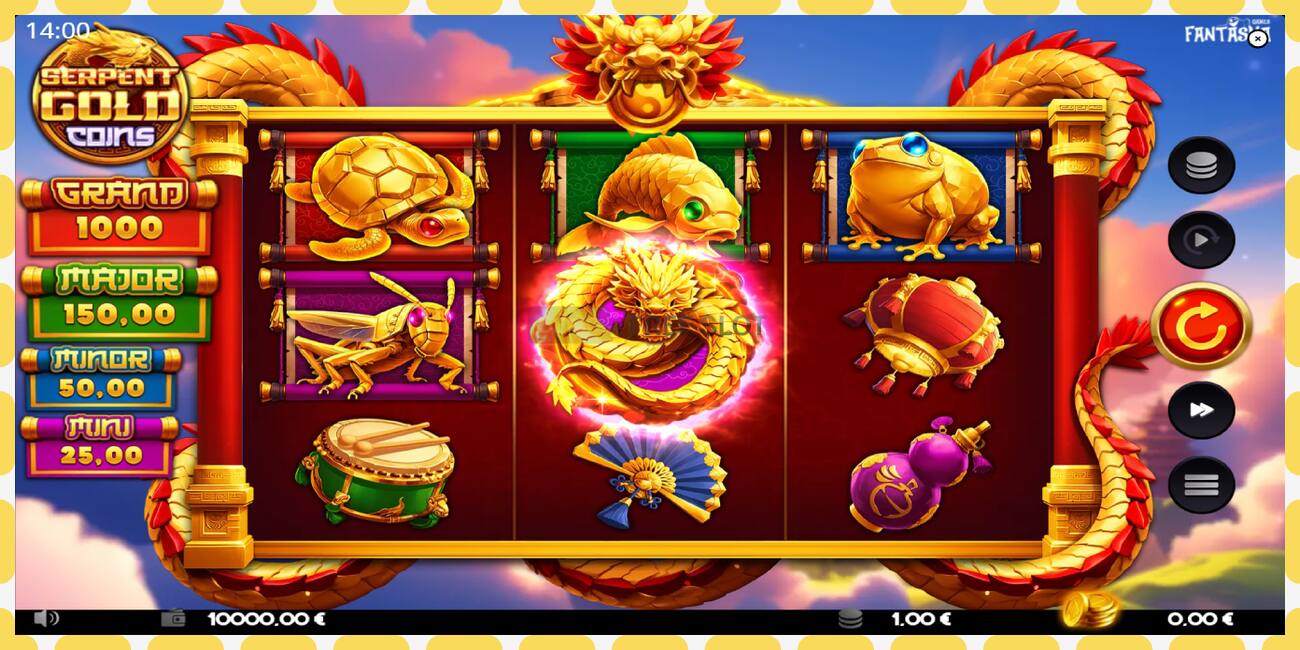 Demo slots Serpent Gold Coins bezmaksas un bez reģistrācijas, attēlu - 1