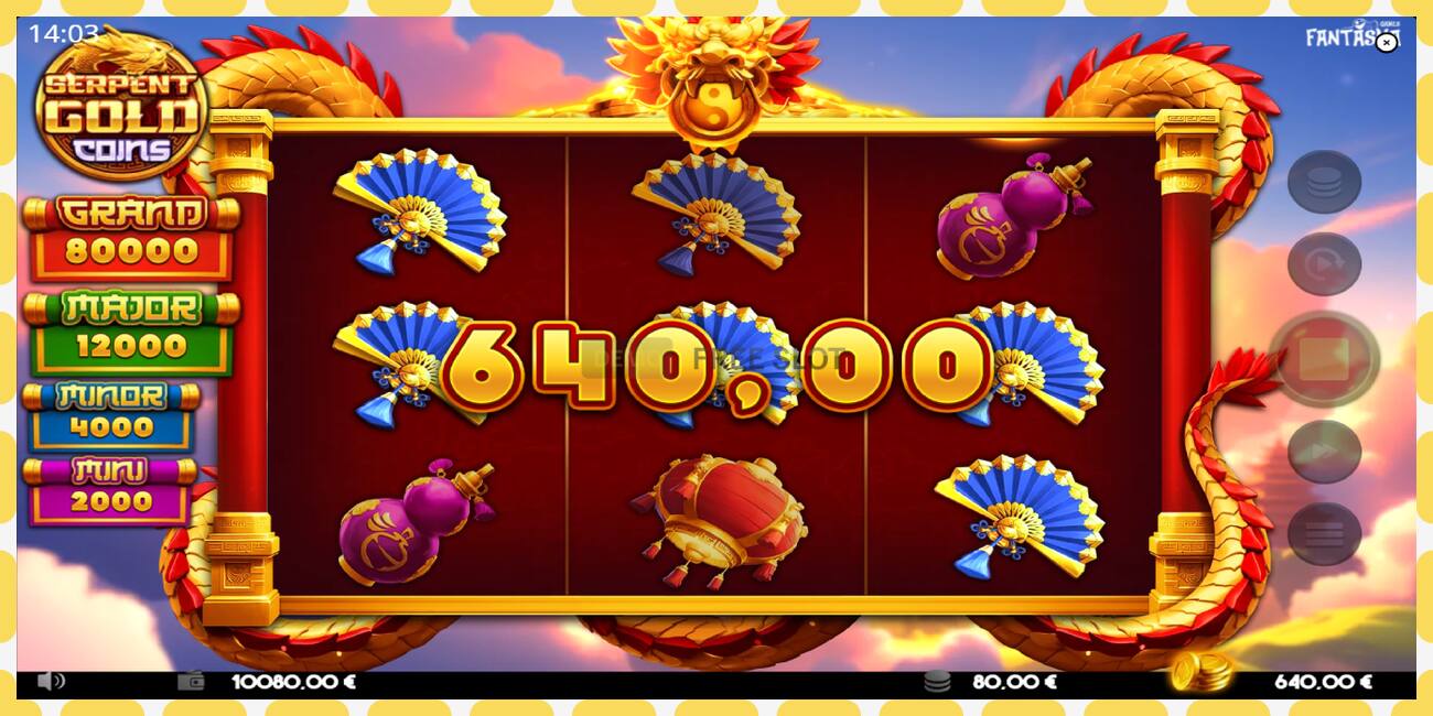 Demo slots Serpent Gold Coins bezmaksas un bez reģistrācijas, attēlu - 1