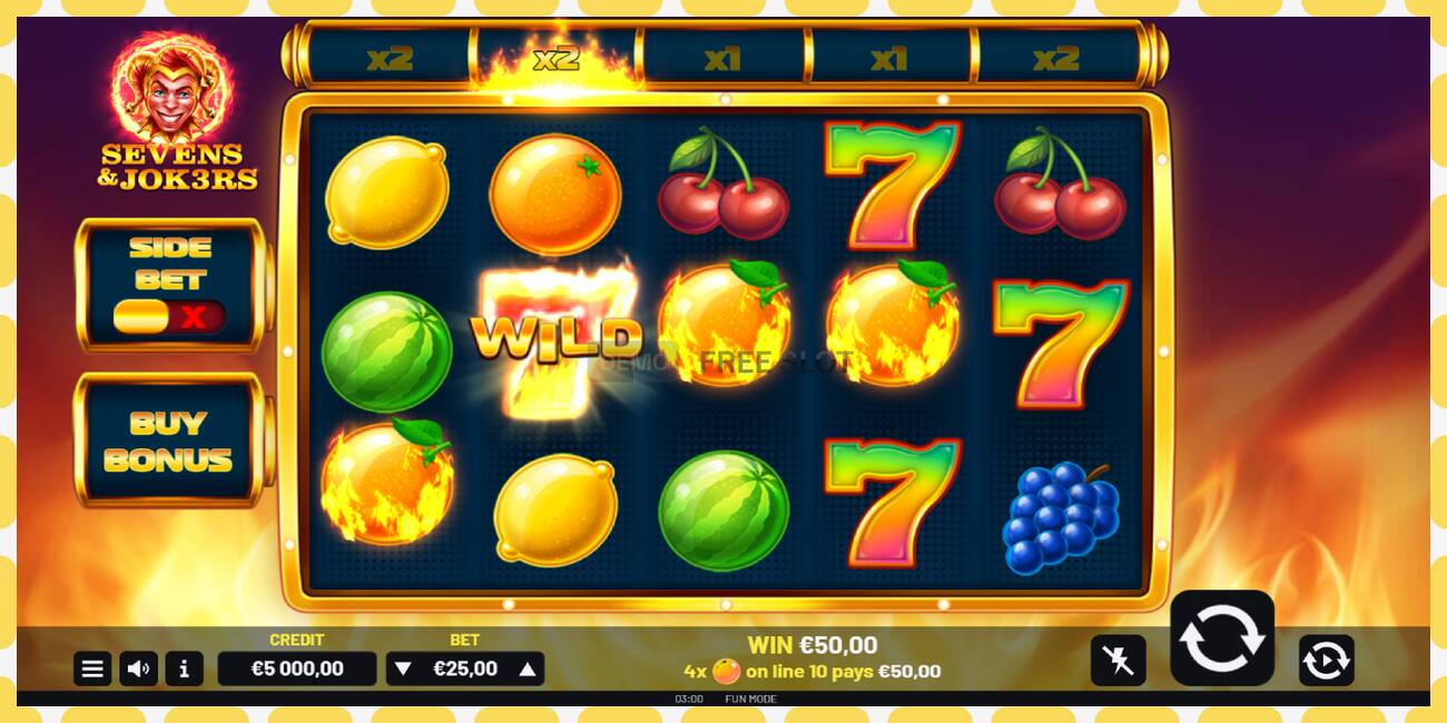 Slot demo Sevens & Jok3rs gratuit și fără înregistrare, imagine - 1