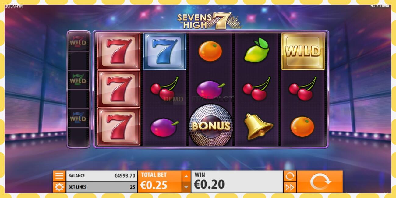 Demo slot Sevens High free and without registration, picture - 1