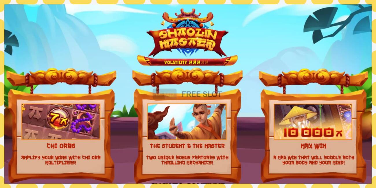 Demo slot Shaolin Master free and without registration, picture - 1