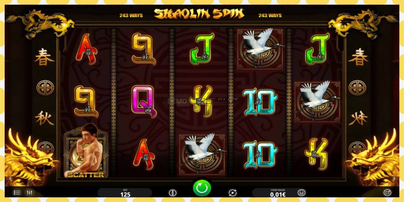 Demo slot Shaolin Spin free and without registration, picture - 1