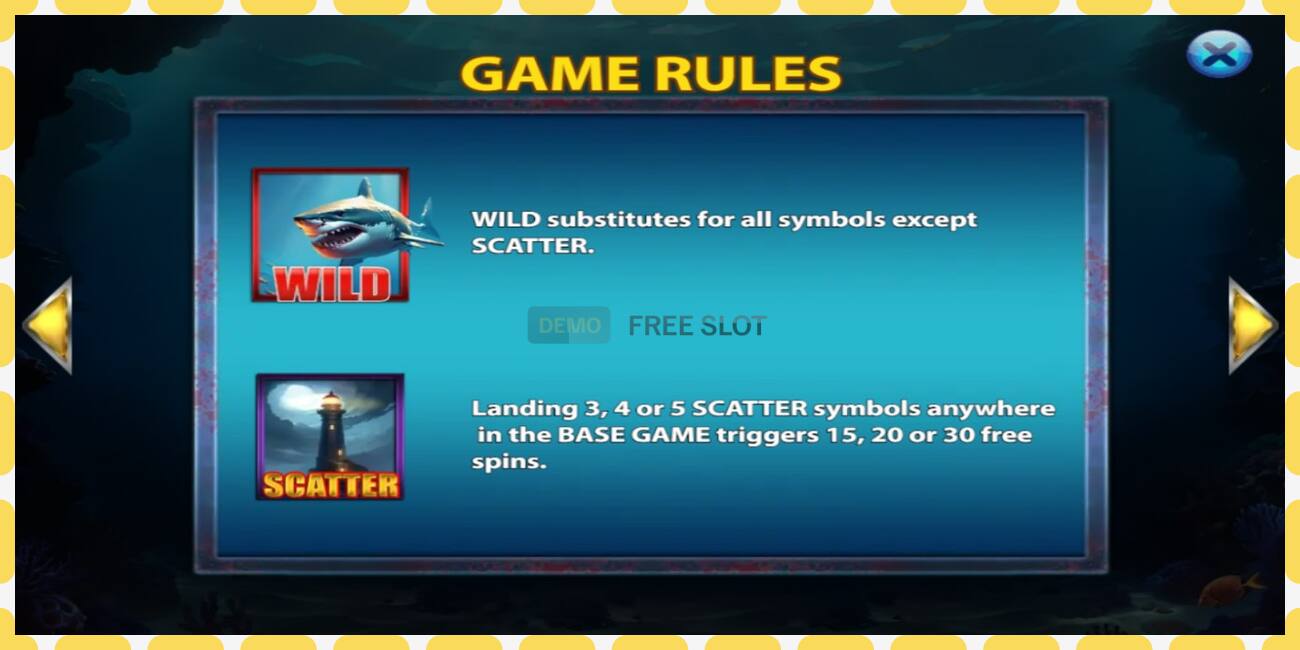 Demo slot Shark Bite free and without registration, picture - 1