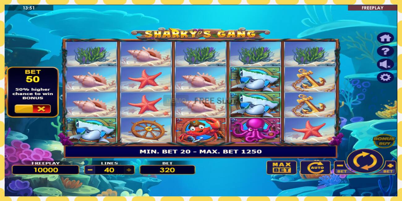 Slot dimostrativo Sharkys Gang gratuito e senza registrazione, immagine - 1