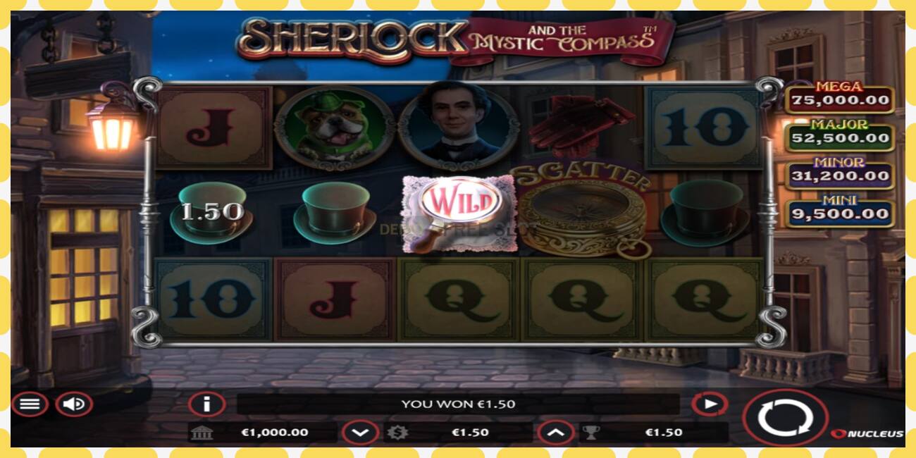 Demo slot Sherlock and the Mystic Compass free and without registration, picture - 1