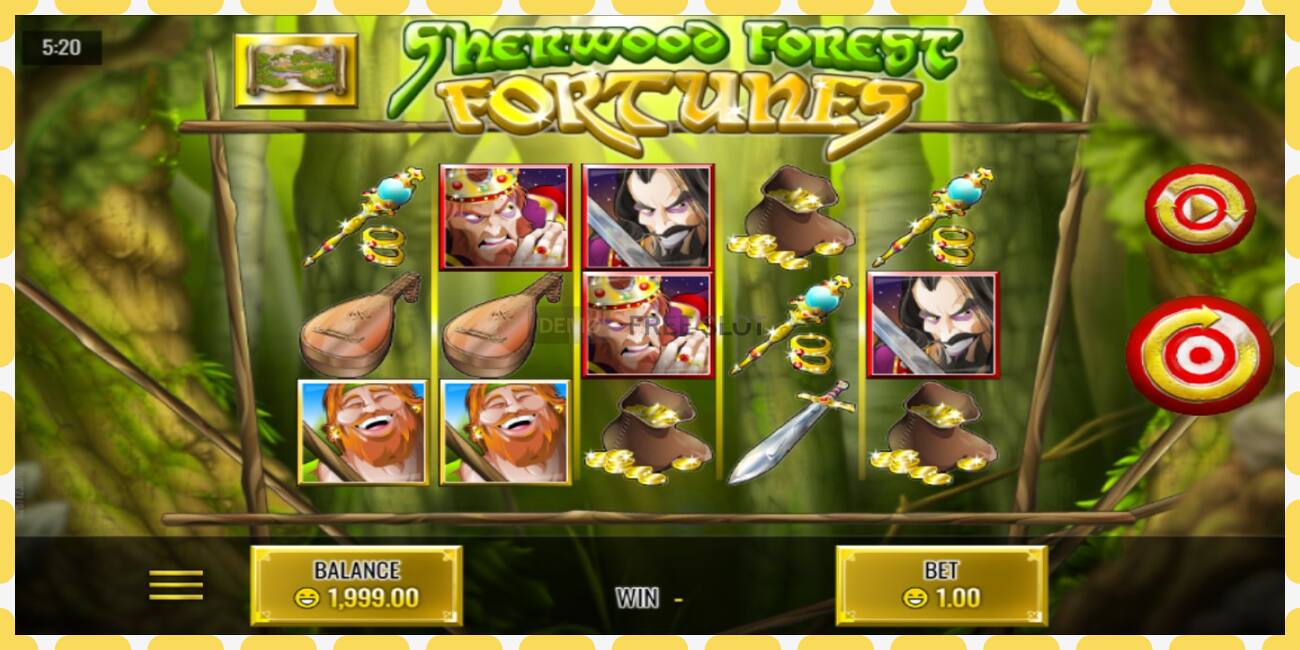 Demo slot Sherwood Forest Fortunes free and without registration, picture - 1