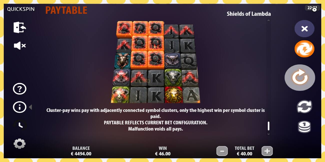 Slot demo Shields of Lambda percuma dan tanpa pendaftaran, gambar - 1