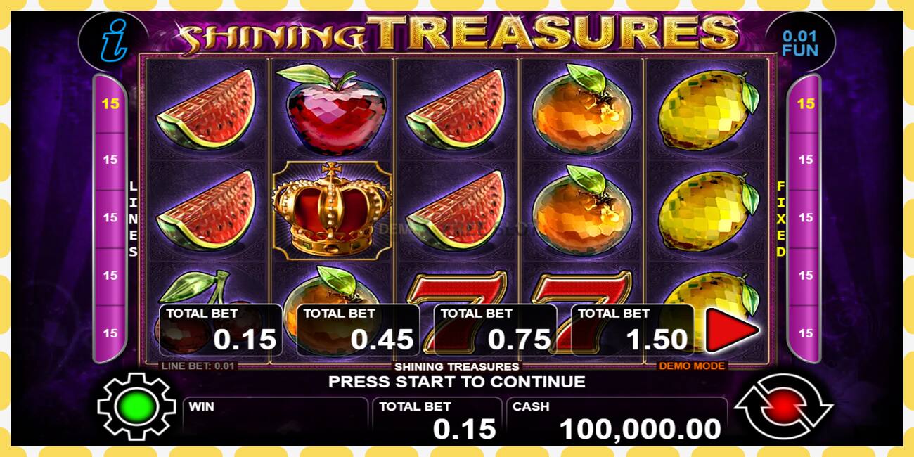 Demo slot Shining Treasures free and without registration, picture - 1