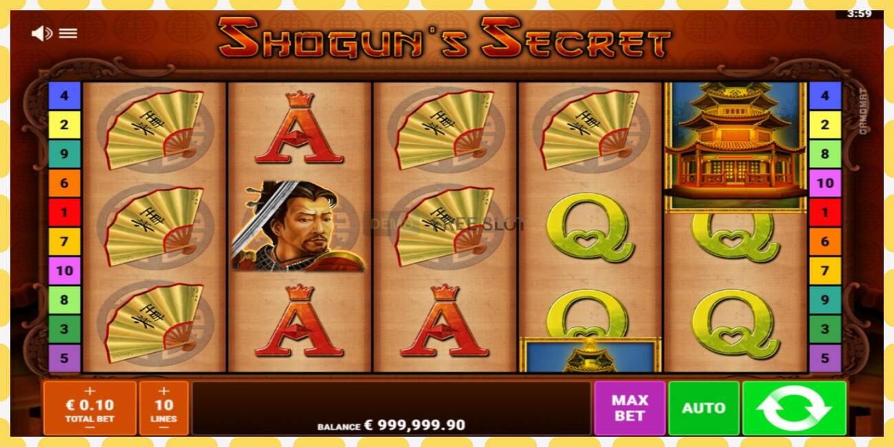 Demo slot Shoguns Secret free and without registration, picture - 1