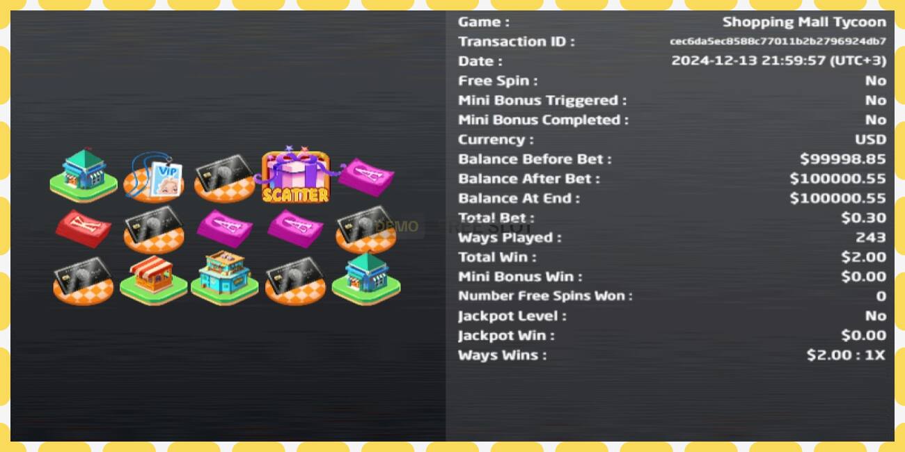 Demo slot Shopping Mall Tycoon free and without registration, picture - 1