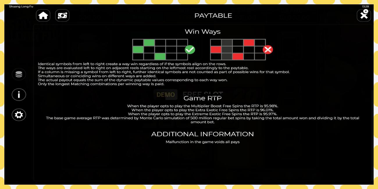 Demo slot Shuang Long Fu free and without registration, picture - 1