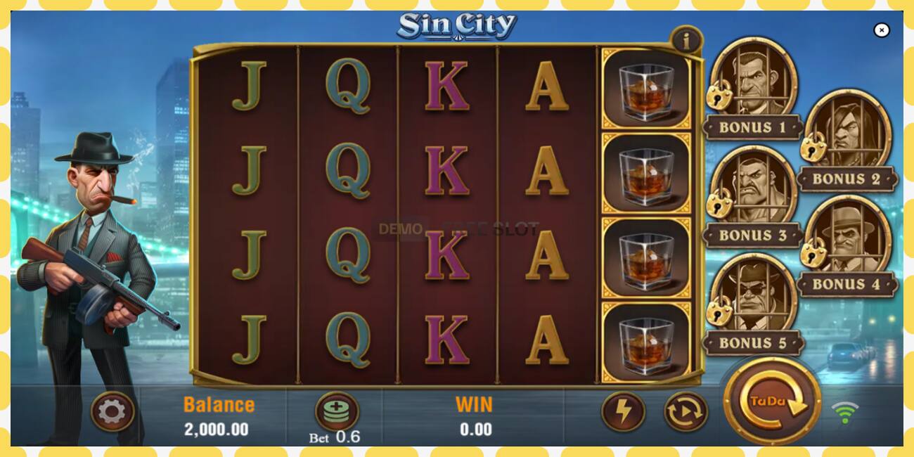 Demo slot Sin City free and without registration, picture - 1