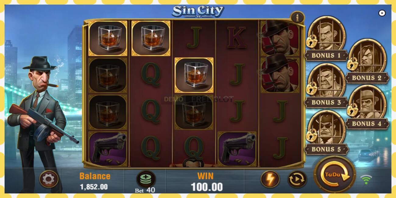 Demo slot Sin City free and without registration, picture - 1