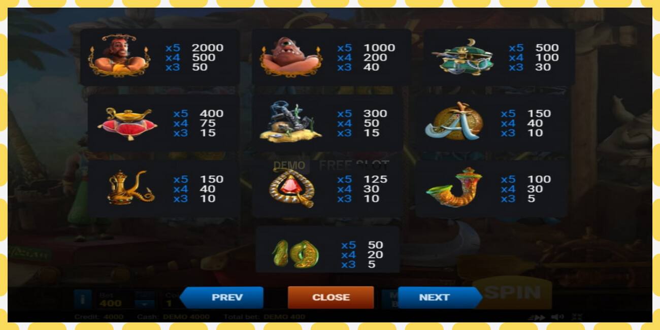 Demo slot Sindbad free and without registration, picture - 1